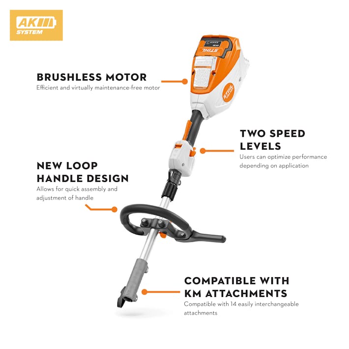 STIHL KMA 80 BATTERY-POWERED COMBOSYSTEM - UNIT ONLY