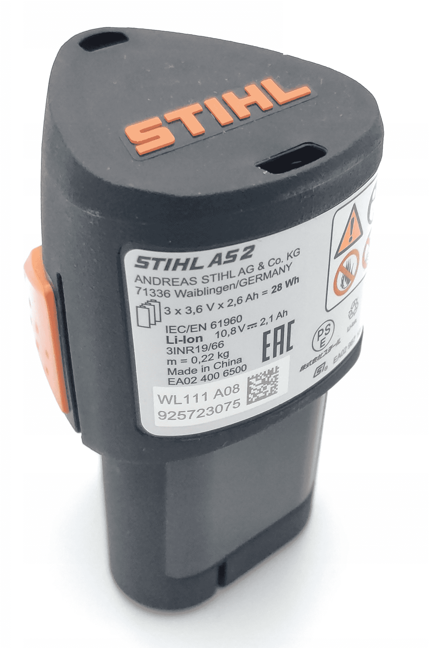 BATTERIE STIHL AS2 EA024006500 POUR GTA26 HSA26 BATTERIE STIHL AS2 EA024006500 POUR GTA26 HSA26