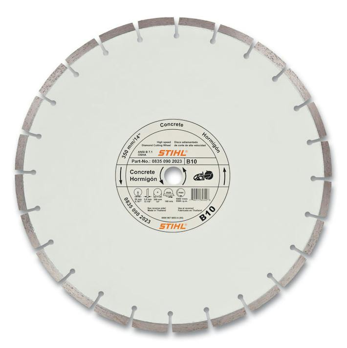 LAME DIAMANTÉS 14'' BÉTON D-B10 STIHL