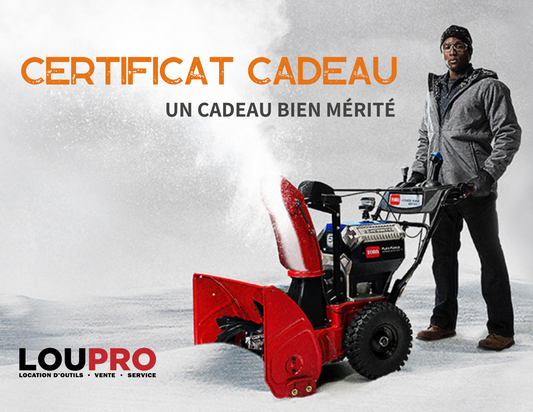 Carte Cadeau Lou-Pro