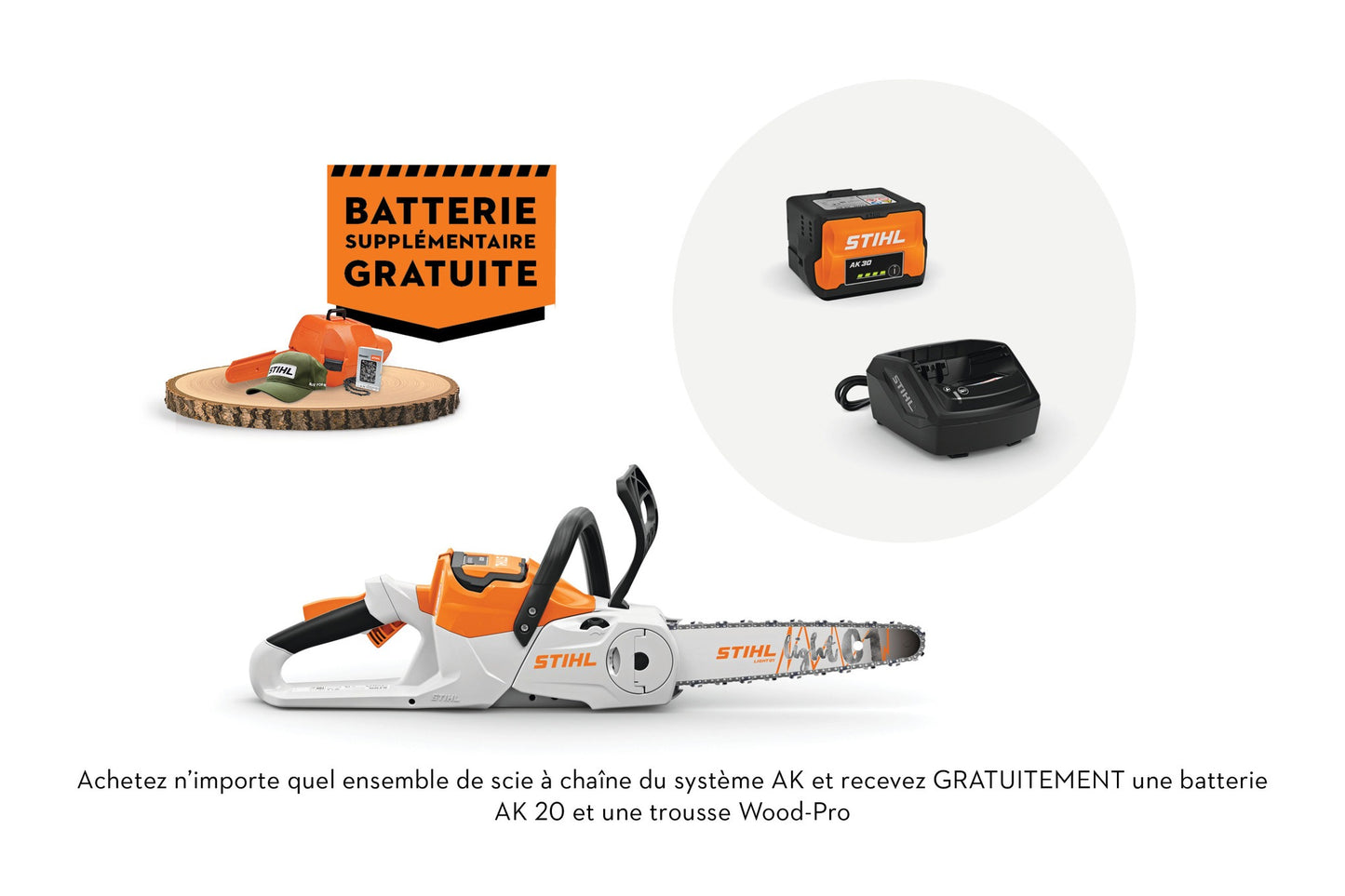 SCIE À CHAÎNE À BATTERIE MSA 80 C-B - 14 PO (Ensemble)