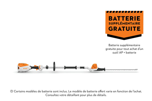 TAILLE-HAIE LONGUE PORTÉE À BATTERIE PROFESSIONNEL HLA 66 (Unité seulement)
