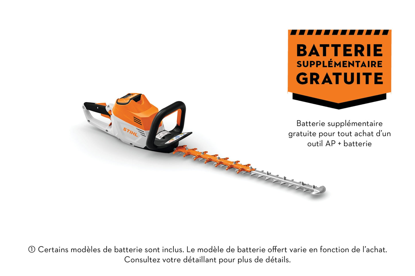 STIHL HSA100 BATTERY-POWERED HEDGE TRIMMER (Unit only)