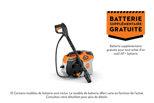 Nettoyeur haute pression à batterie REA 100 PLUS