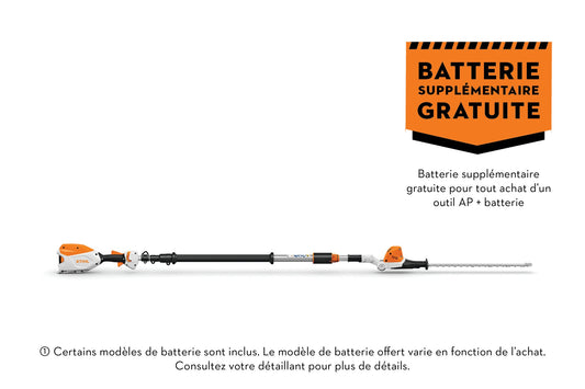 TAILLE-HAIE LONGUE PORTÉE À BATTERIE PROFESSIONNEL HLA 86 (Unité seulement)