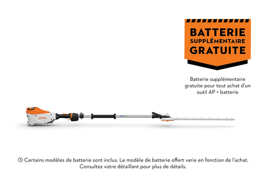 TAILLE-HAIE LONGUE PORTÉE À BATTERIE PROFESSIONNEL HLA 135 (Unité seulement)
