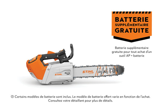 SCIE À CHAÎNE À BATTERIE AP MSA 220T - 16 PO - UNITÉ SEULEMENT