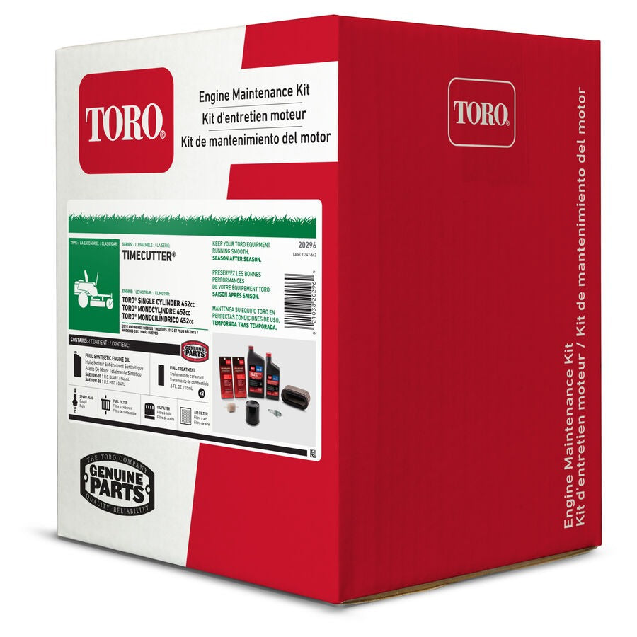 Toro TimeCutter Engine Maintenance Kit with 1-Cylinder High-Performance Air Filter