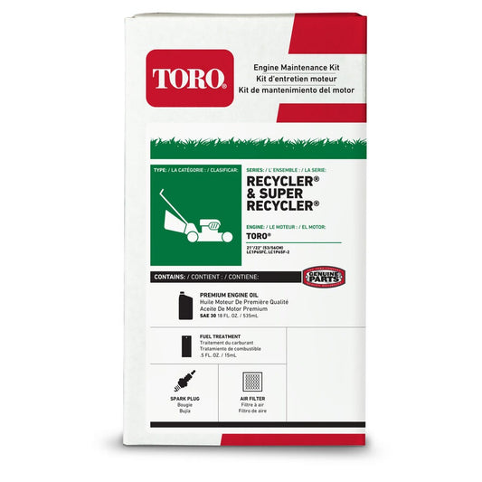 Toro lawnmower engine maintenance kit