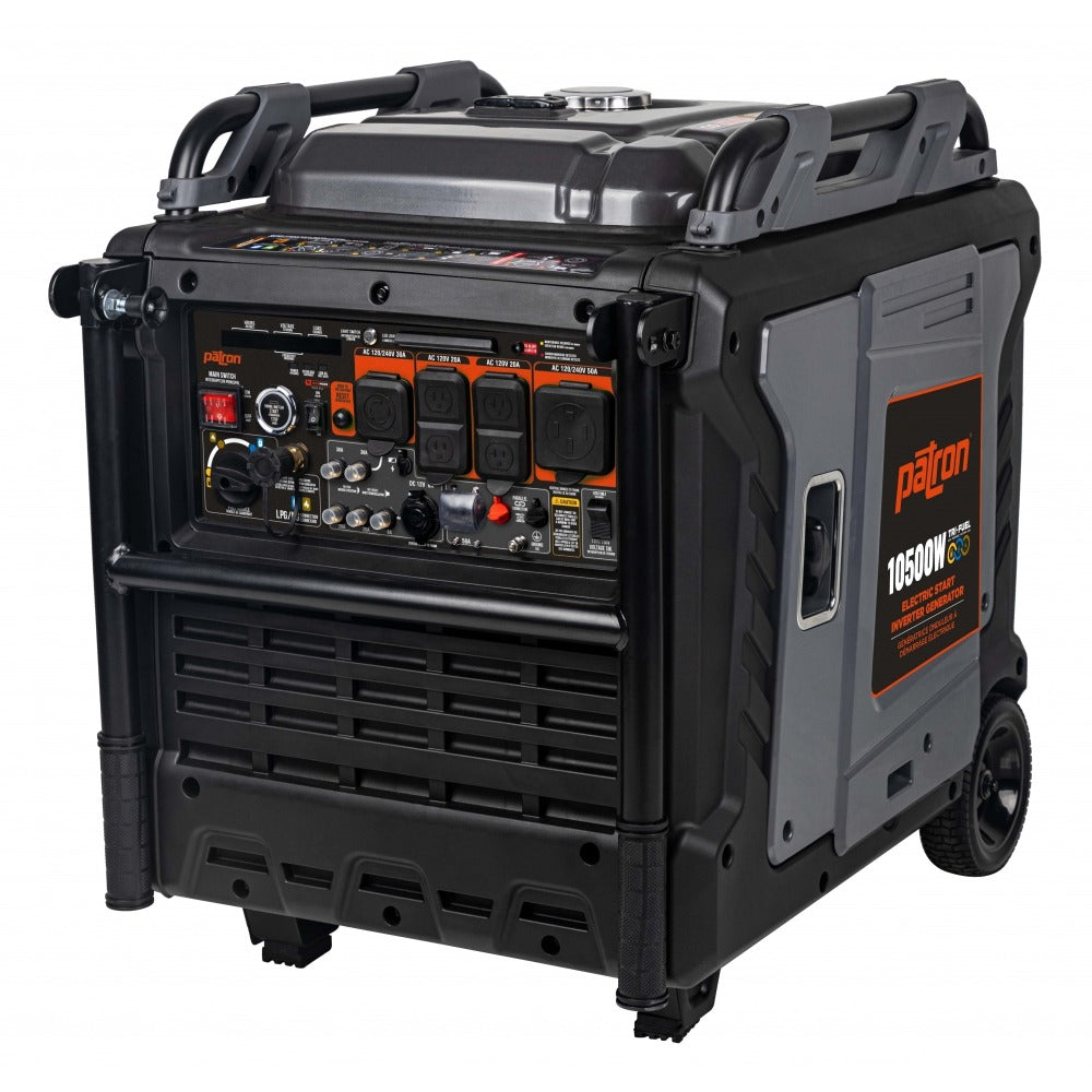 Génératrice inverter tri-carburant 10,500W PATRON